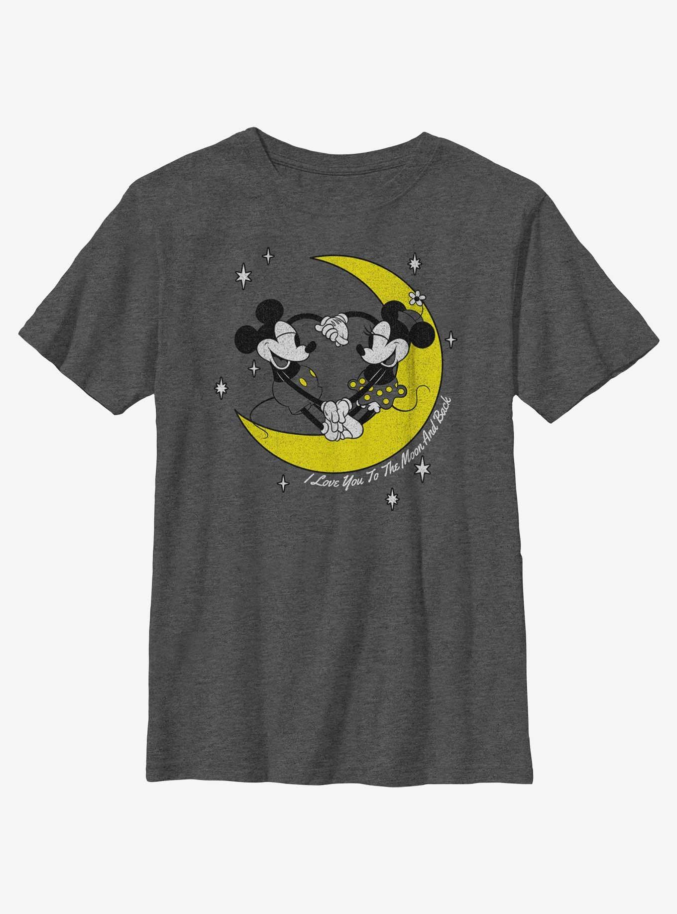 Disney Mickey Mouse I Love You To The Moon And Back Youth T-Shirt, , hi-res