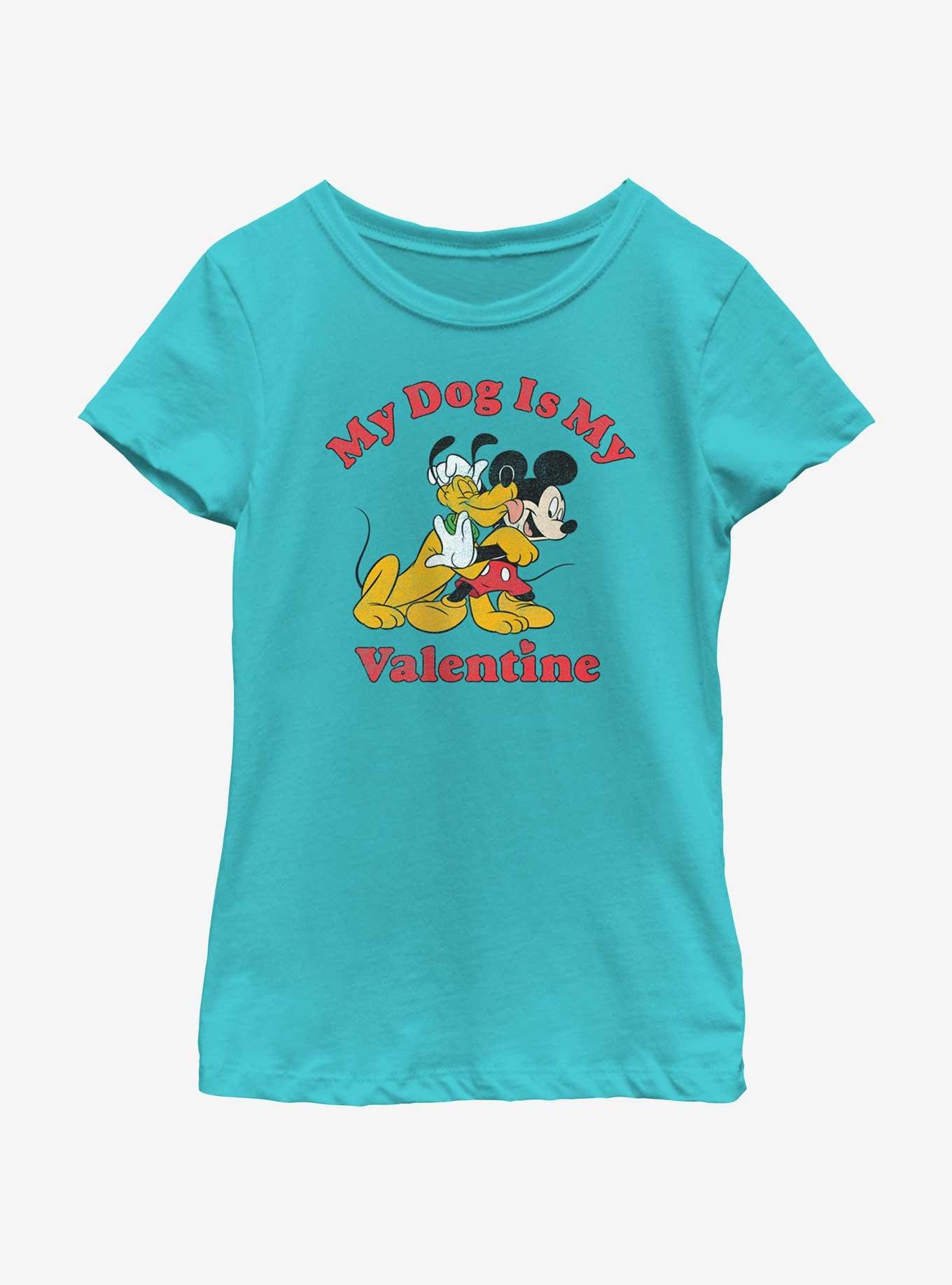 Disney Pluto Love My Dog Youth Girls T-Shirt, , hi-res