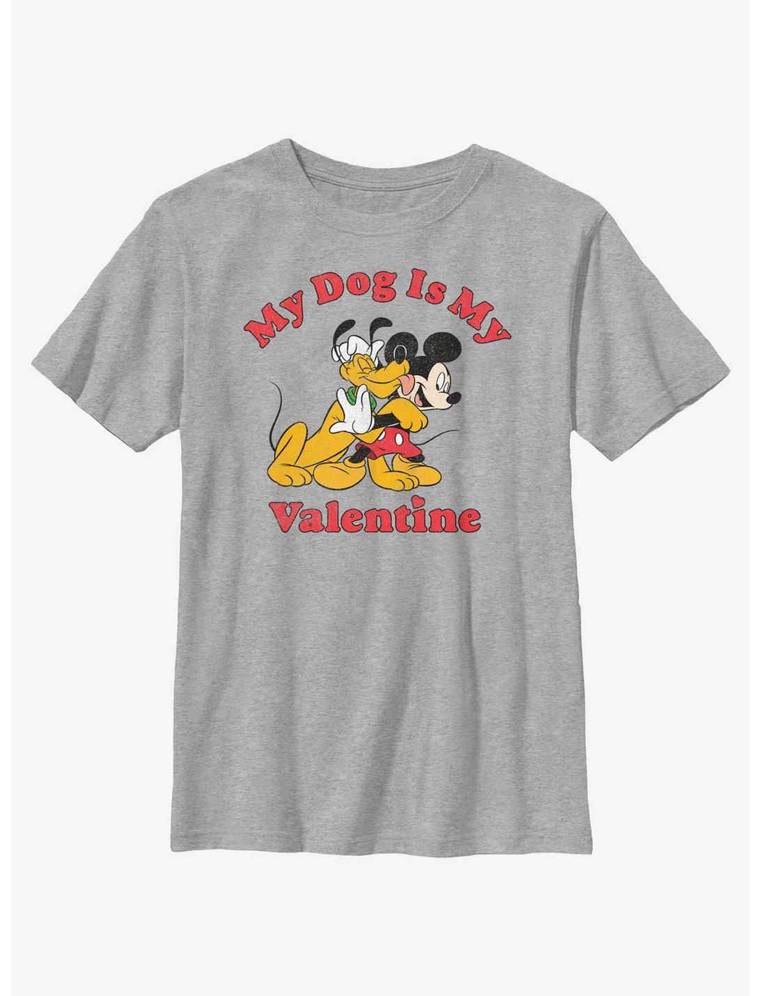 Disney Pluto Love My Dog Youth T-Shirt, ATH HTR, hi-res