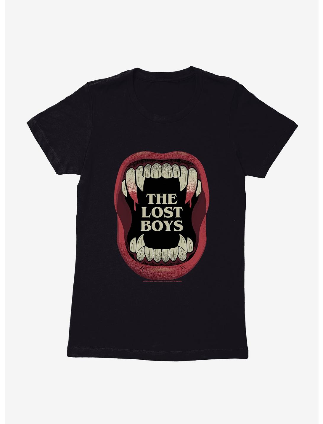 The Lost Boys Vampire Teeth Womens T-Shirt, BLACK, hi-res