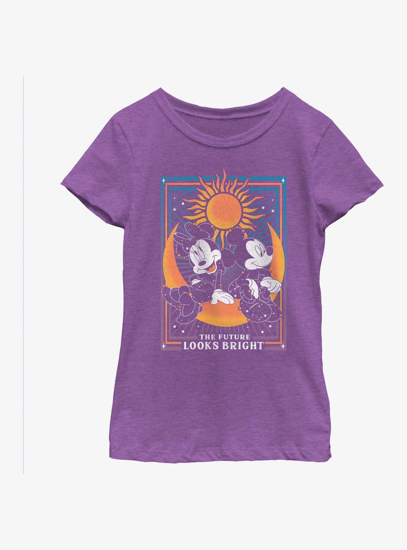 Disney Mickey Mouse The Future Looks Bright Youth Girls T-Shirt, , hi-res