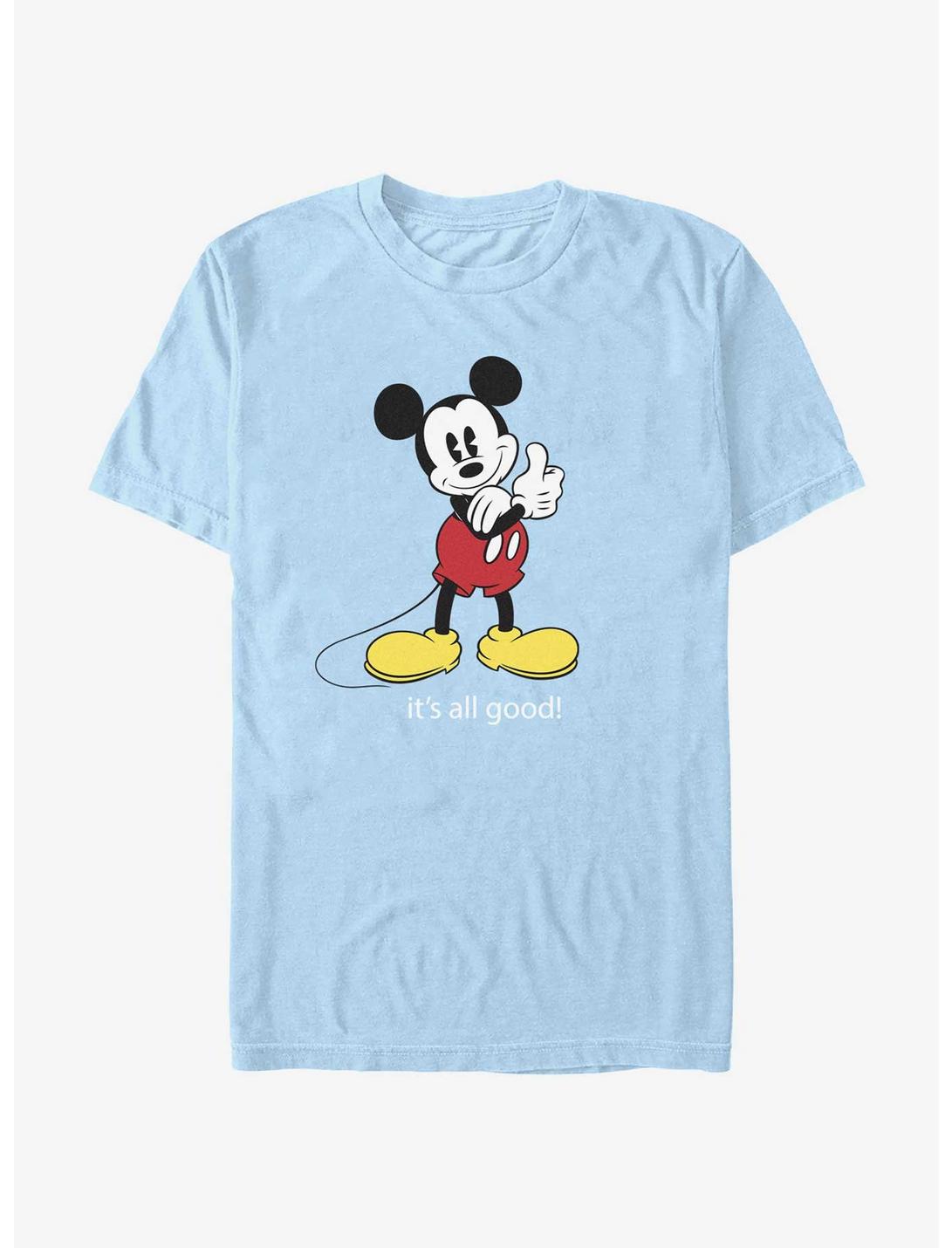 Disney Mickey Mouse All Good Mick T-Shirt, LT BLUE, hi-res