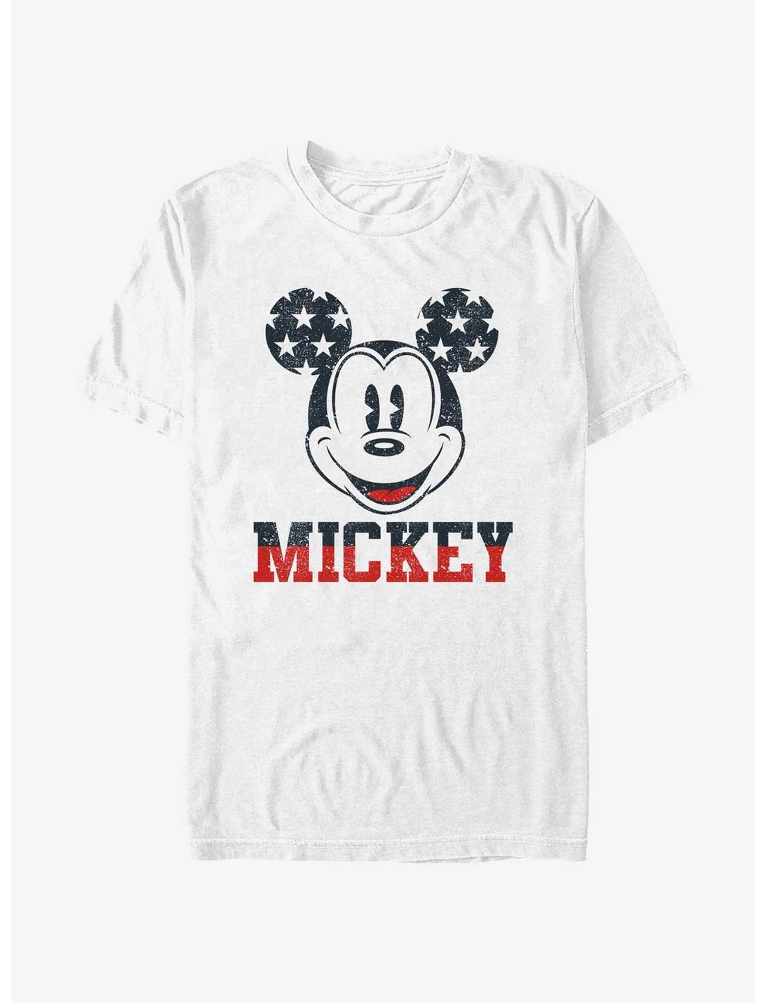 Disney Mickey Mouse Mickey Star Ears T-Shirt, WHITE, hi-res