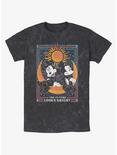 Disney Mickey Mouse The Future Looks Bright Mineral Wash T-Shirt, BLACK, hi-res