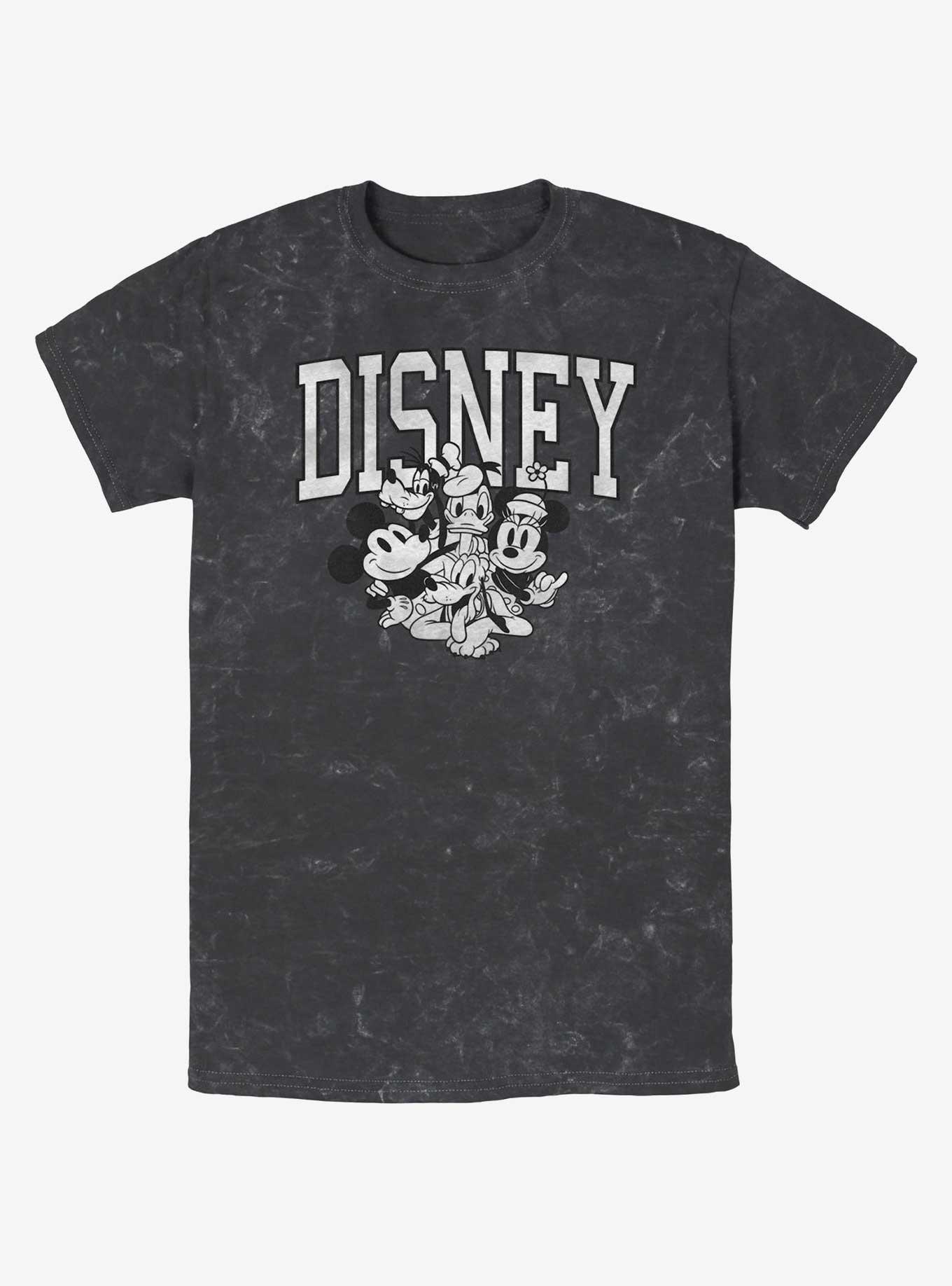 Disney Mickey Mouse Disney Group Mineral Wash T-Shirt, , hi-res