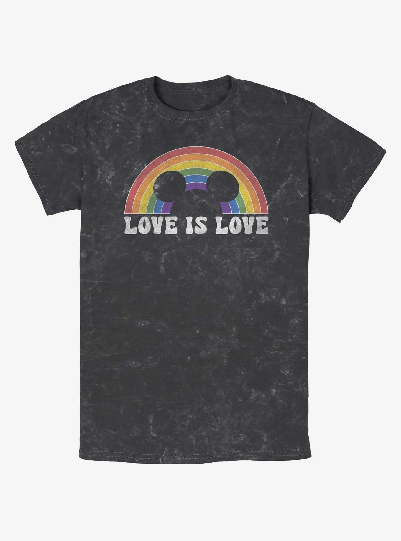 Disney Mickey Mouse Love Is Love Mineral Wash T-Shirt, , hi-res