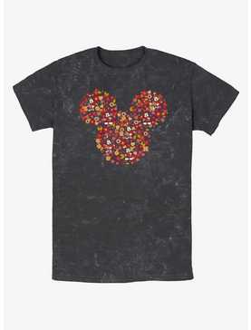 Disney Mickey Mouse Mickey Flowers Mineral Wash T-Shirt, , hi-res