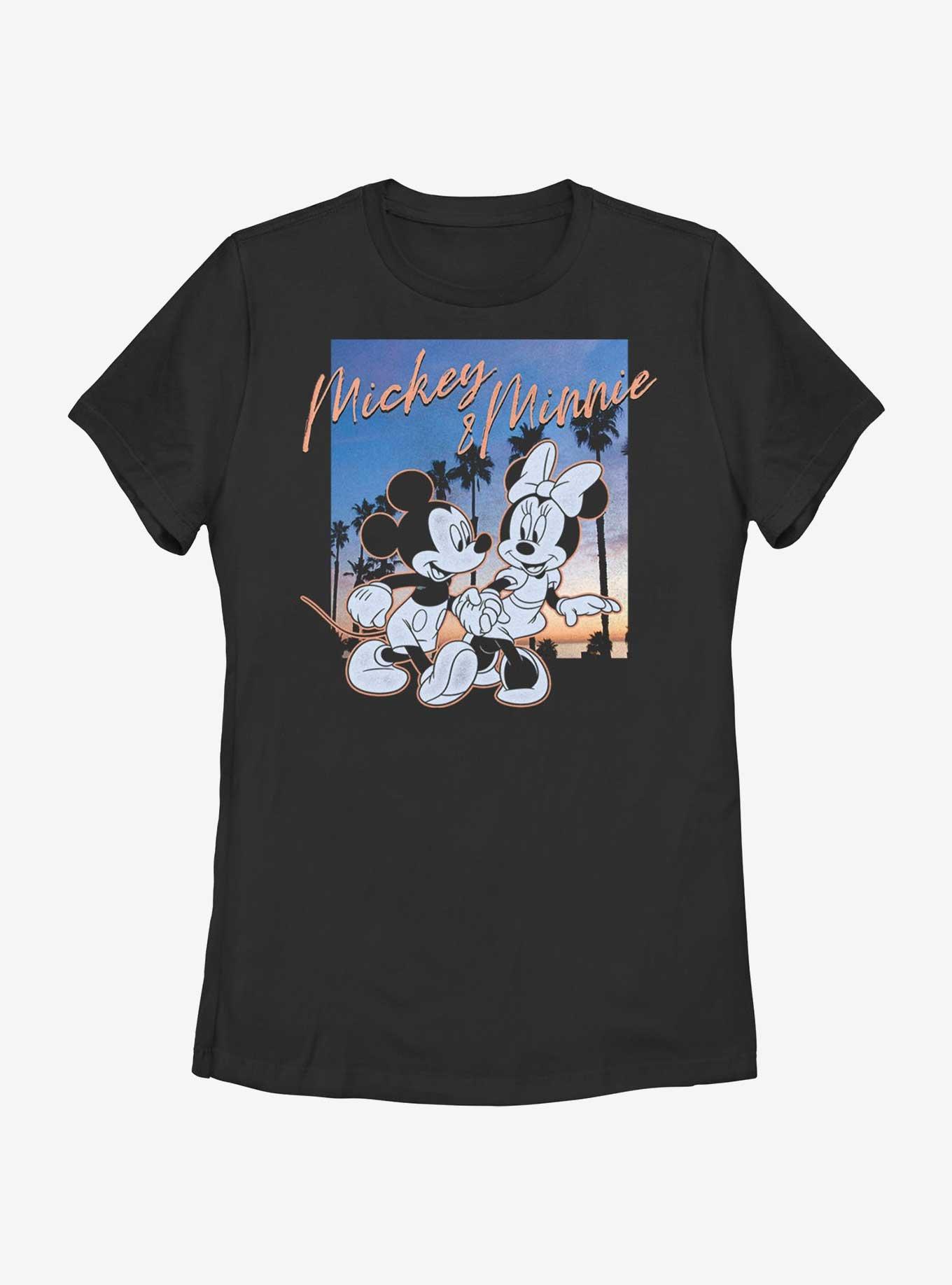 Disney Mickey Mouse Sunset Couple Womens T-Shirt, , hi-res