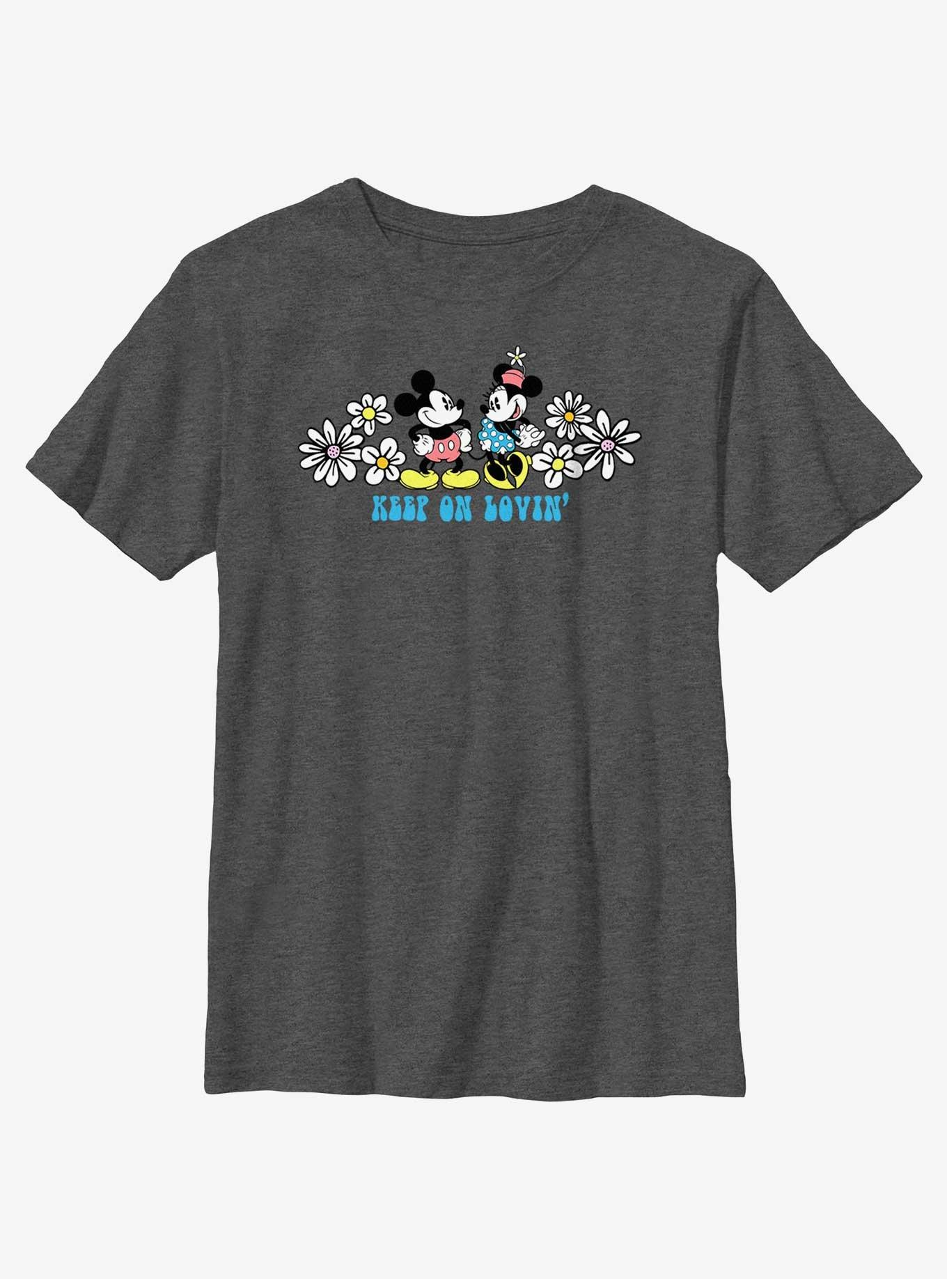 Disney Mickey Mouse Keep On Lovin' Youth T-Shirt, CHAR HTR, hi-res