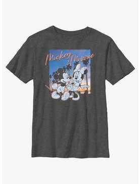 Disney Mickey Mouse Sunset Couple Youth T-Shirt, , hi-res