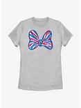 Disney Minnie Mouse Americana Bow Womens T-Shirt, ATH HTR, hi-res