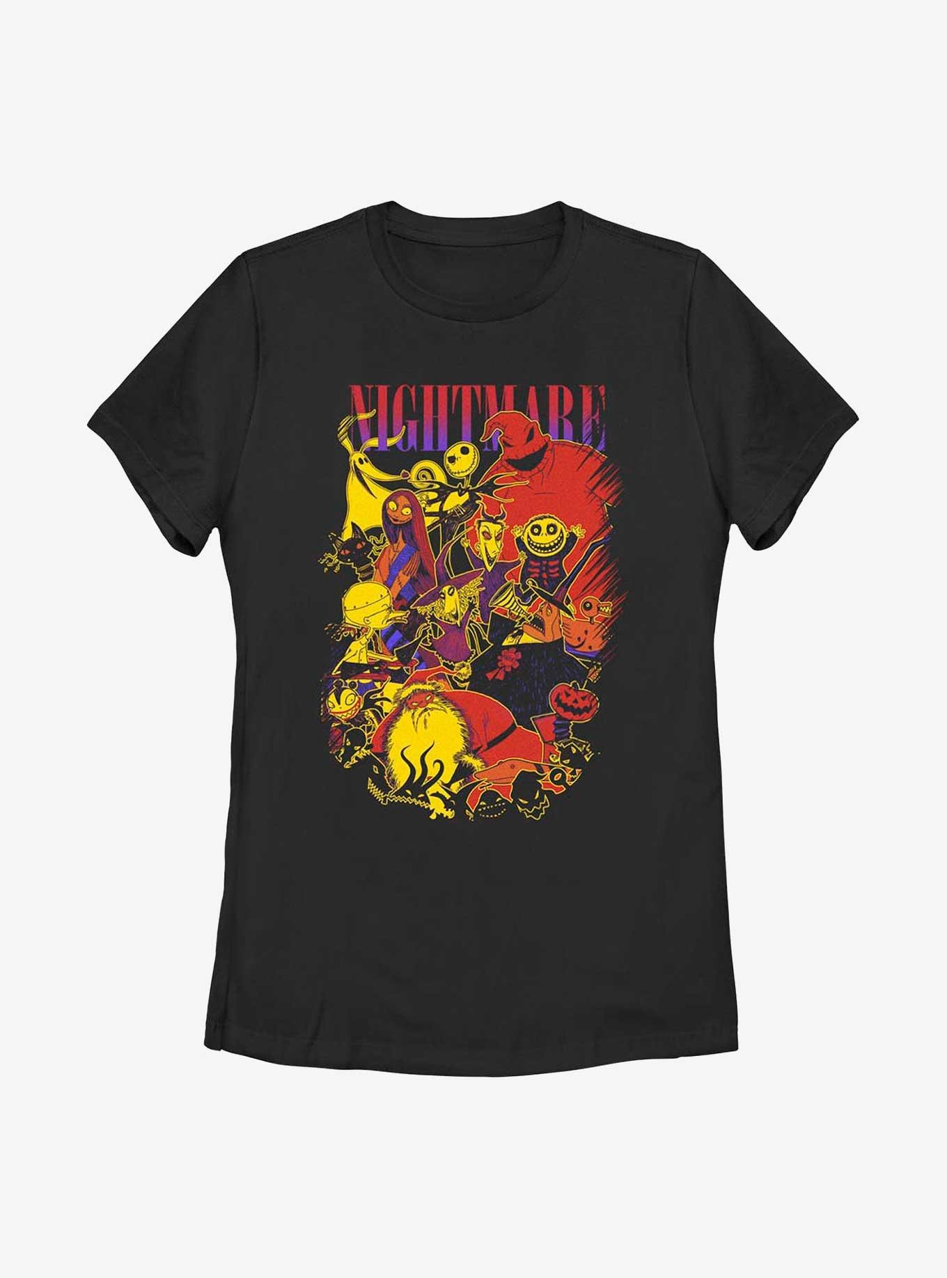 Disney The Nightmare Before Christmas Mega Team Womens T-Shirt, , hi-res