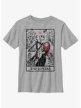 Disney The Nightmare Before Christmas Loving Death Youth T-Shirt, ATH HTR, hi-res