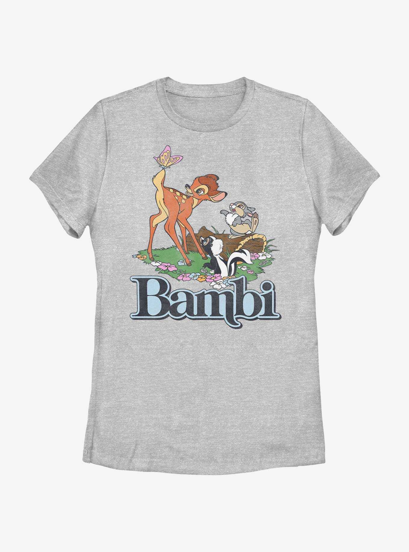 Disney Bambi Forest Friends Logo Womens T-Shirt, , hi-res