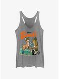 Disney Bambi Forest Friends Womens Tank Top, GRAY HTR, hi-res