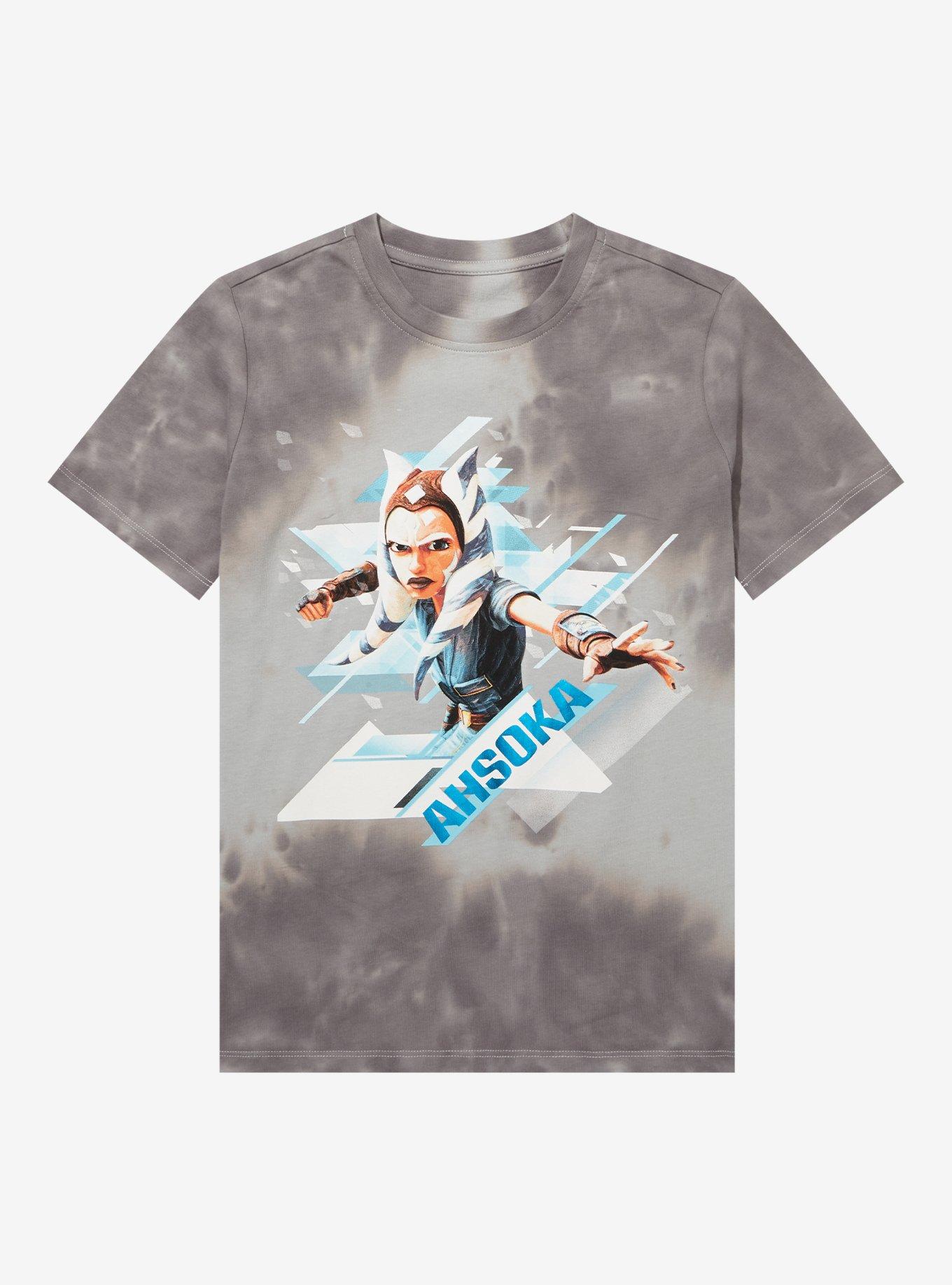 Our Universe Star Wars The Clone Wars Ahsoka Tie-Dye Youth T-Shirt - BoxLunch Exclusive, MULTI, hi-res