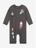 Our Universe Disney The Nightmare Before Christmas Character Icons Infant One-Piece - BoxLunch Exclusive, COAL, hi-res