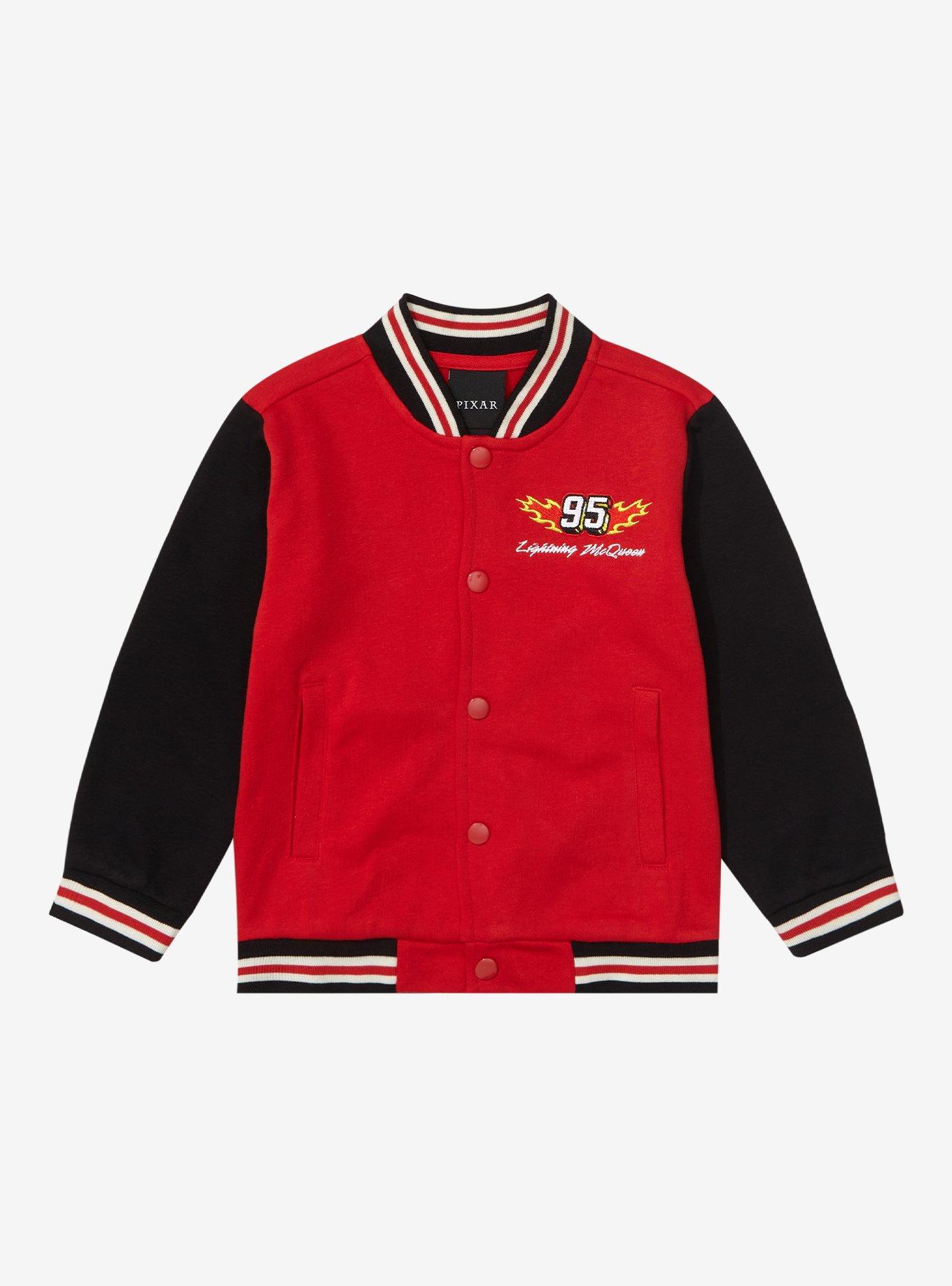 Disney Pixar Cars Lightning McQueen Toddler Varsity Jacket