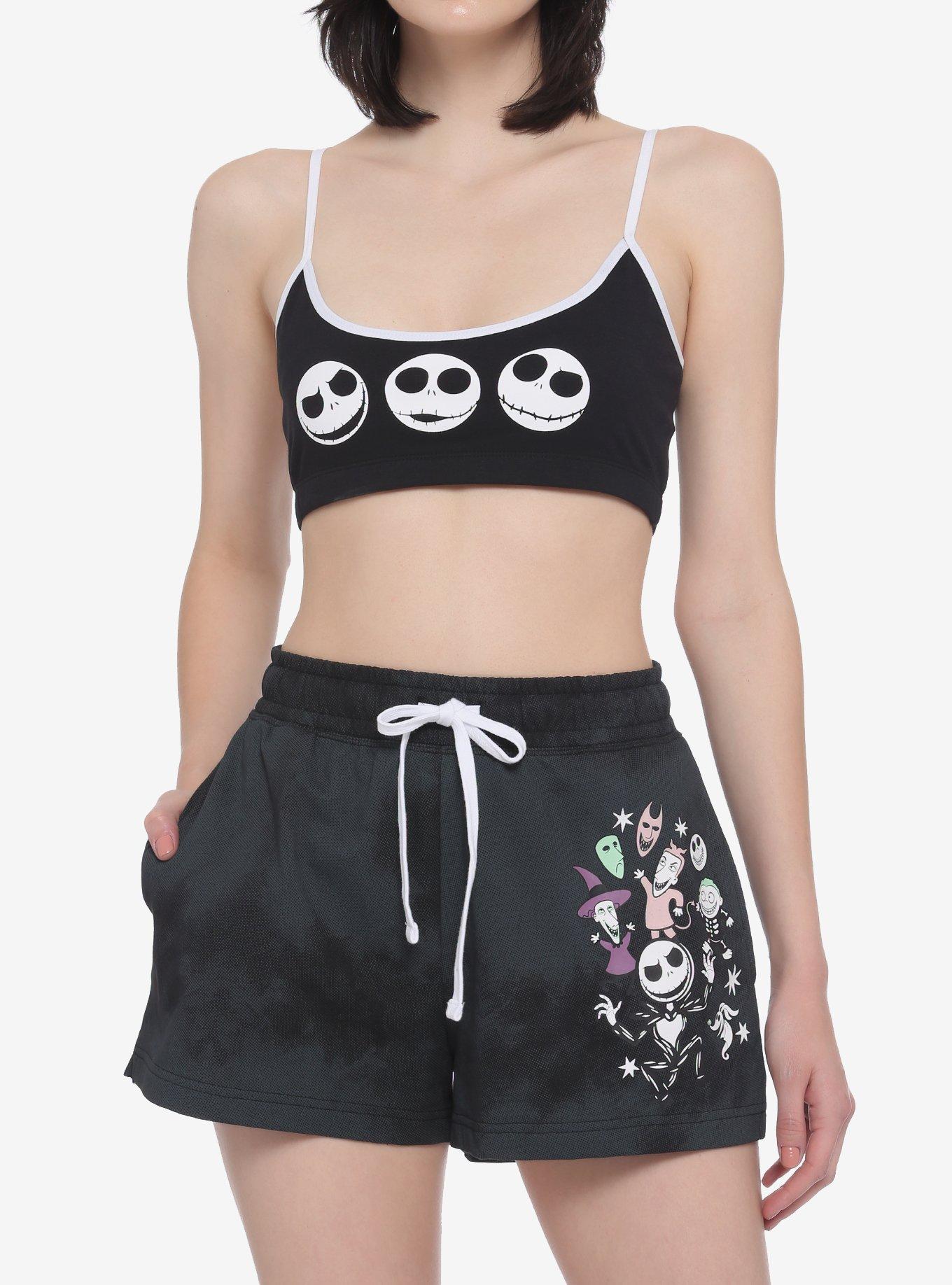 The Nightmare Before Christmas Jack Skellington Lounge Set, BLACK BLACK WHITE, hi-res