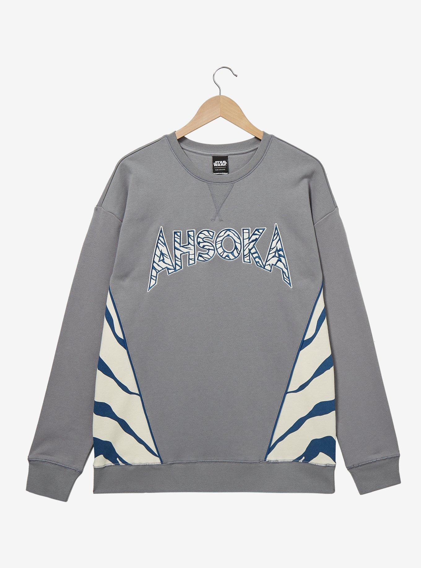 Star Wars Ahsoka Tano Patterned Crewneck - BoxLunch Exclusive, , hi-res