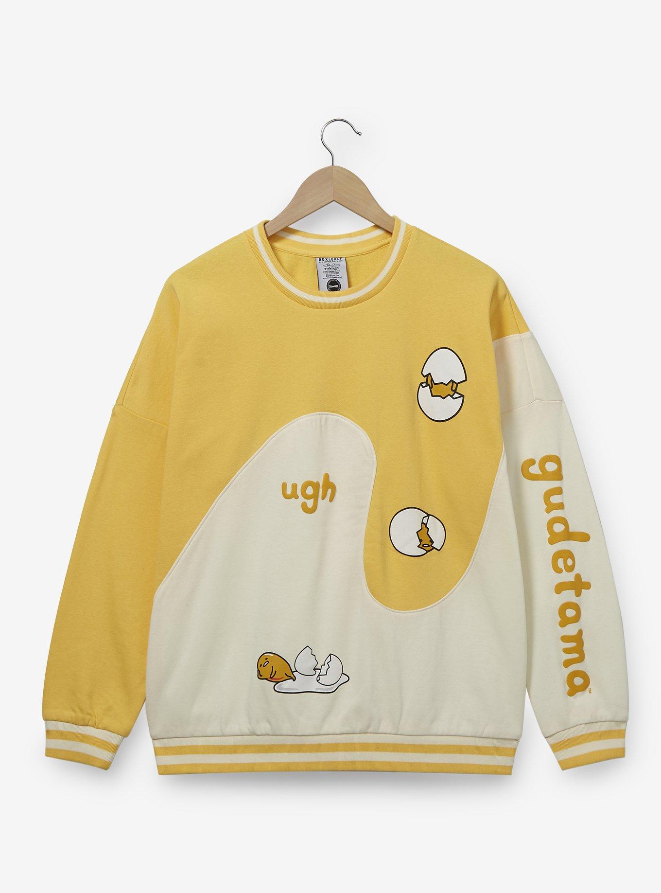 Sanrio Gudetama Color Block Wave Crewneck - BoxLunch Exclusive | BoxLunch