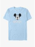 Disney Mickey Mouse Mickey Face Name T-Shirt, LT BLUE, hi-res