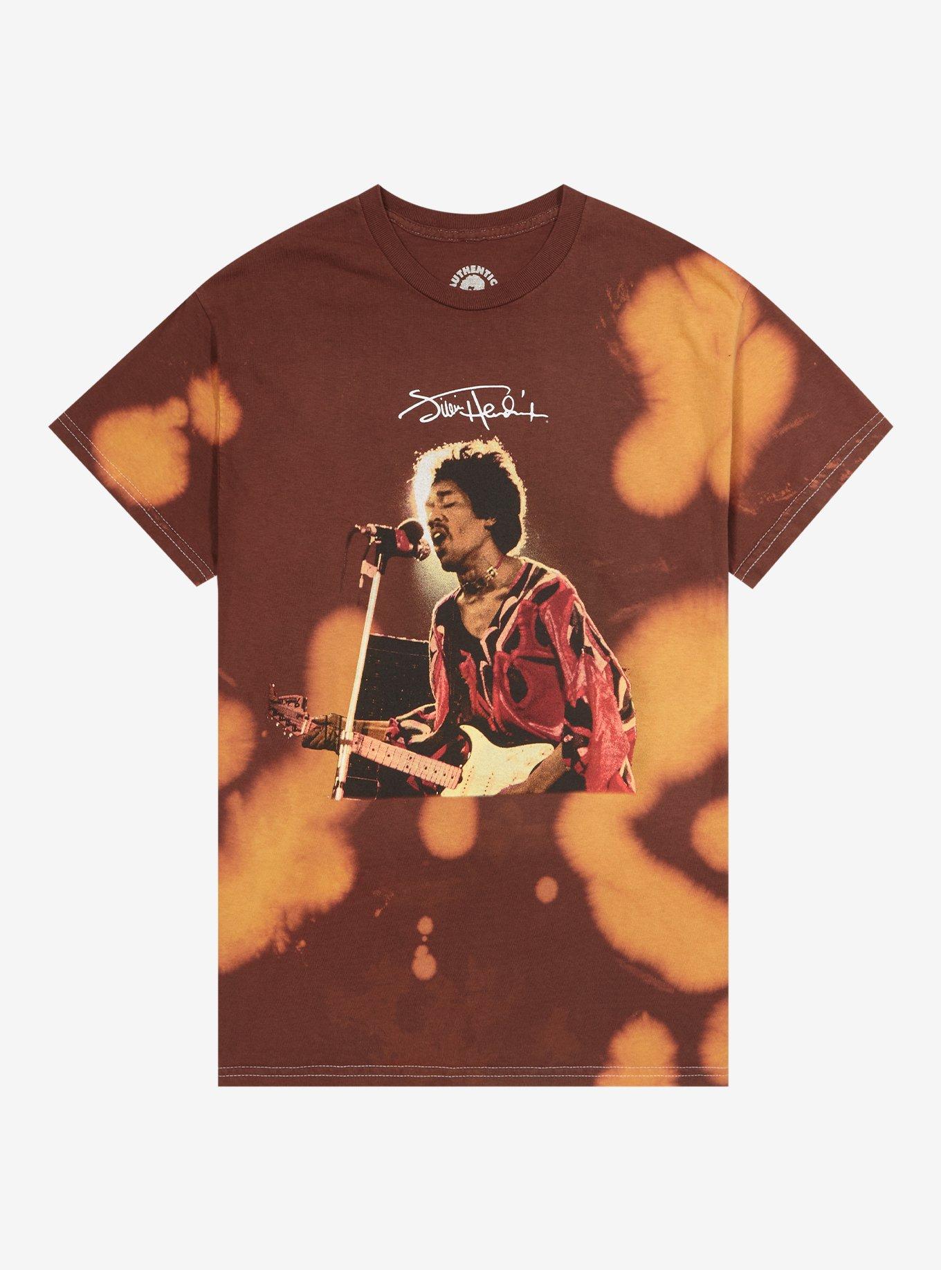 Jimi Hendrix Singing Tie-Dye T-Shirt, MULTI, hi-res