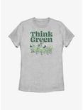 Disney Mickey Mouse Green Thinking Womens T-Shirt, ATH HTR, hi-res