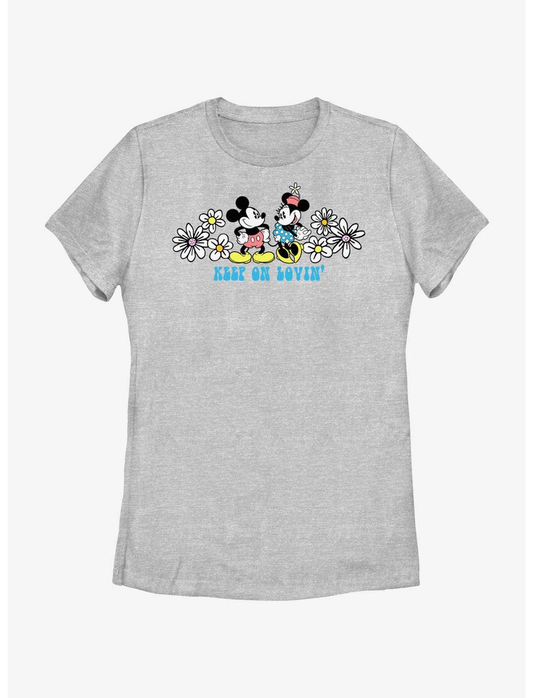 Disney Mickey Mouse Keep On Lovin' Womens T-Shirt, ATH HTR, hi-res