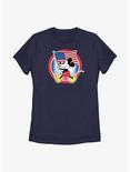 Disney Mickey Mouse Patriotic Mickey Womens T-Shirt, NAVY, hi-res
