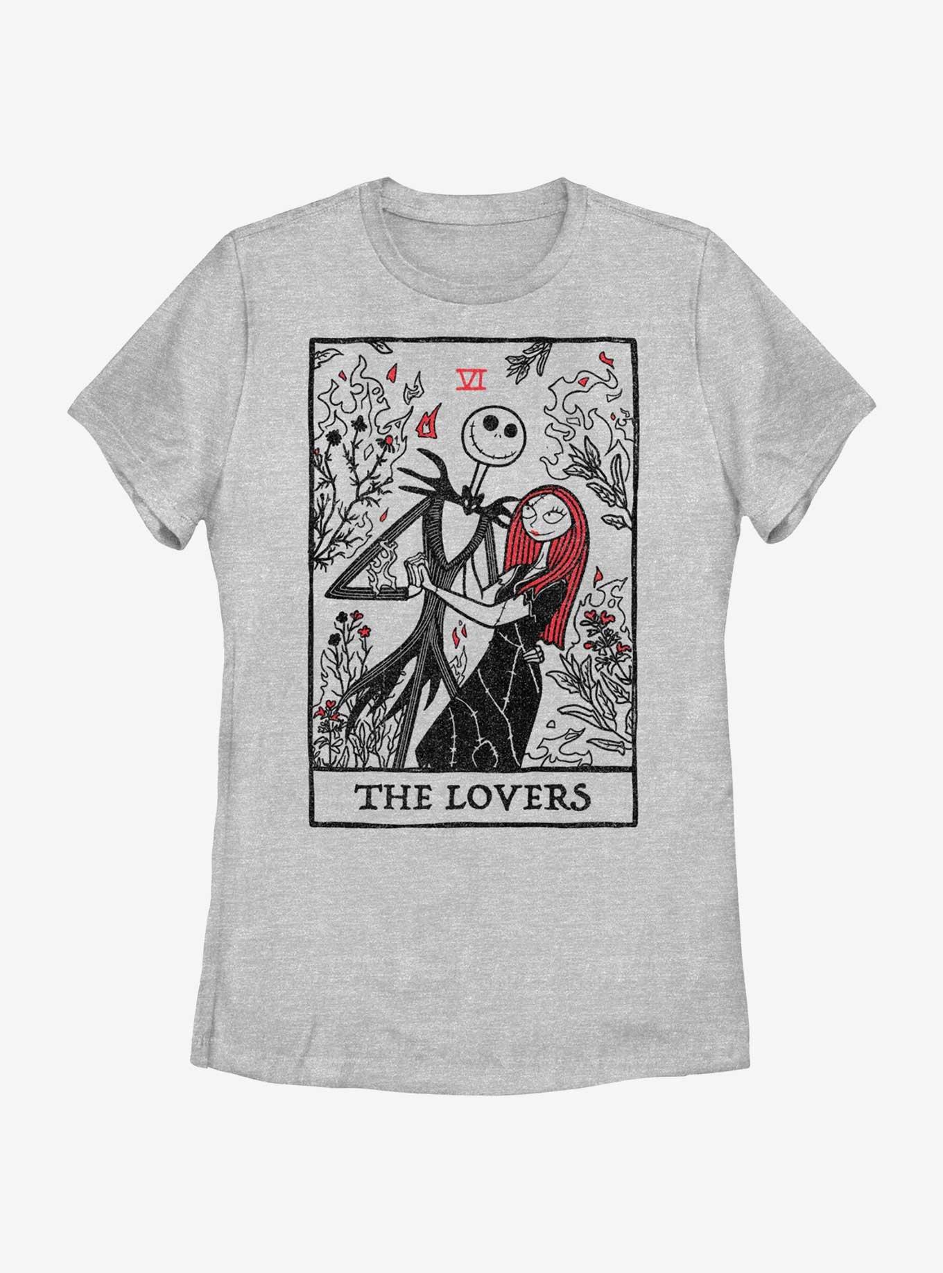 Disney The Nightmare Before Christmas Loving Death Womens T-Shirt, ATH HTR, hi-res view 1