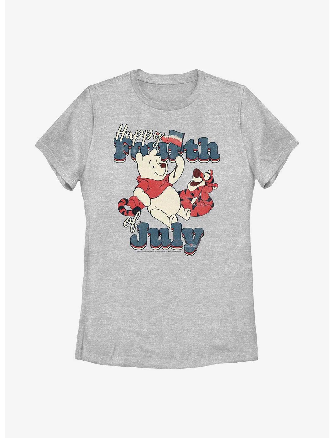 Disney Winnie The Pooh Happy Fourth Of July Womens T-Shirt, ATH HTR, hi-res