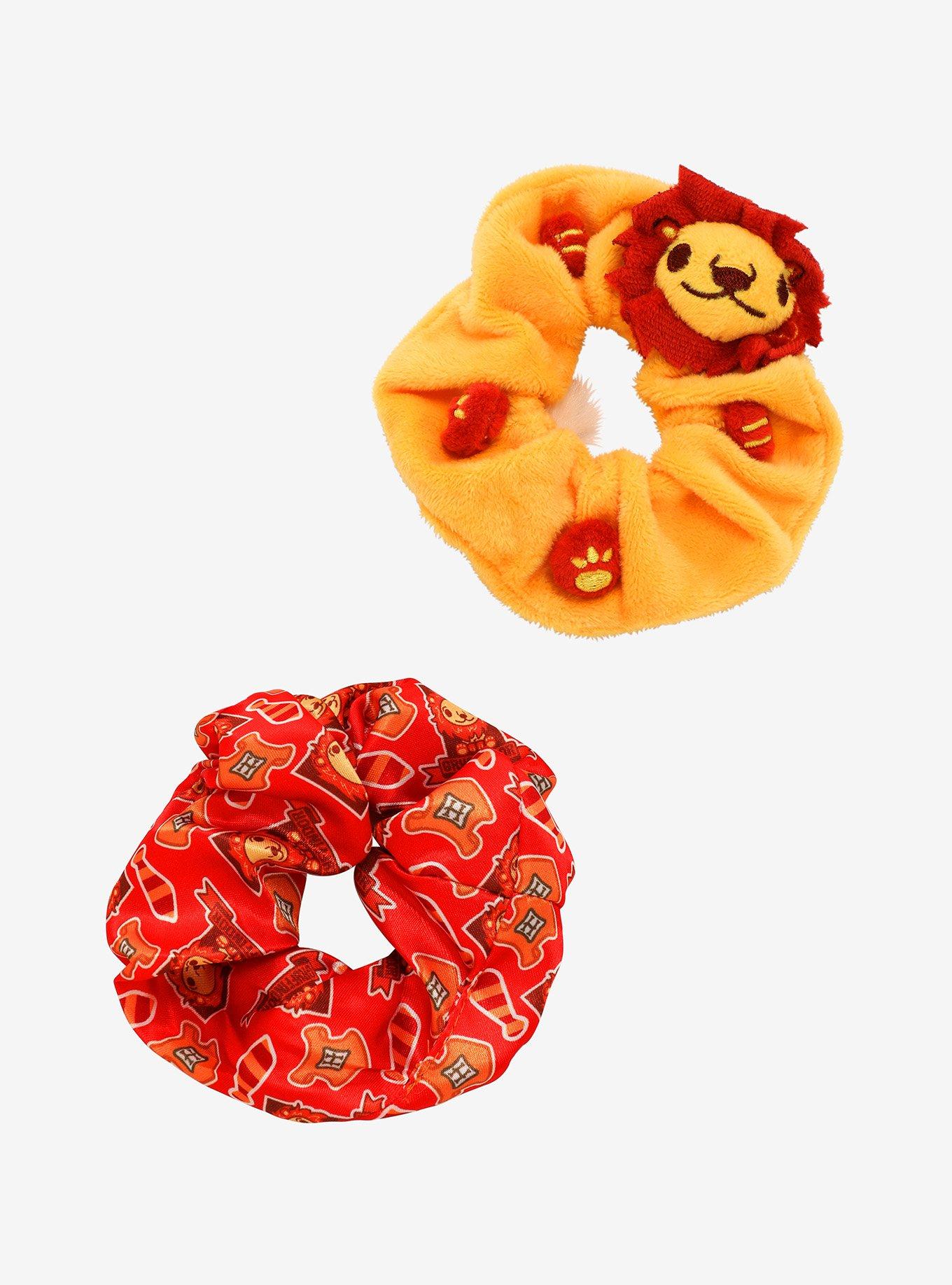 Harry Potter Gryffindor Figural Lion Scrunchy Set - BoxLunch Exclusive, , hi-res