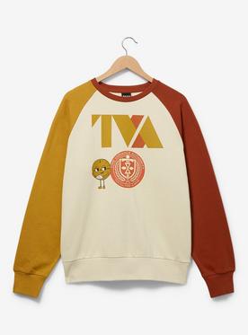 Marvel Loki Time Variance Authority Logo Color Block Crewneck - BoxLunch Exclusive