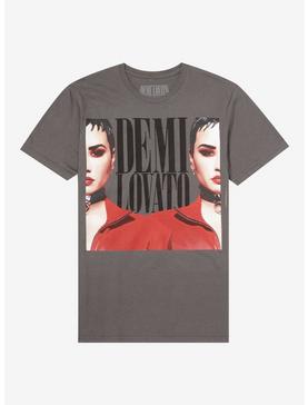 Demi Lovato Holy Fvck Mirror Portrait Boyfriend Fit Girls T-Shirt, , hi-res