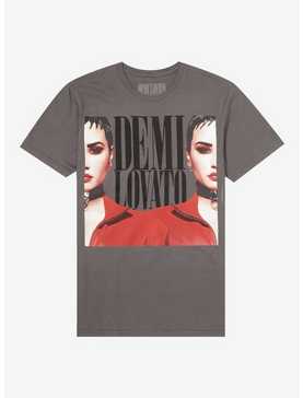 Demi Lovato Holy Fvck Mirror Portrait Boyfriend Fit Girls T-Shirt, , hi-res