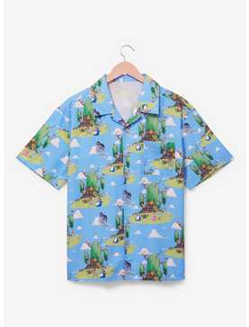 Adventure Time Scenic Allover Print Button-Up - BoxLunch Exclusive, , hi-res