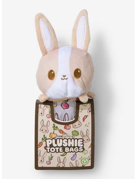 Plus Size TeeTurtle Brown Bunny Plush Reusable Tote Bag, , hi-res