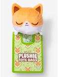 TeeTurtle Fox Plush Reusable Tote Bag, , hi-res