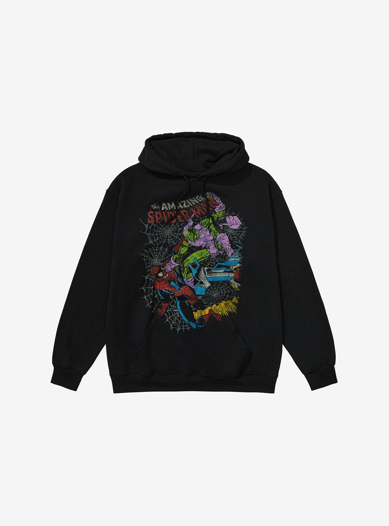 Marvel The Amazing Spider-Man Green Goblin Fight Hoodie | Hot Topic