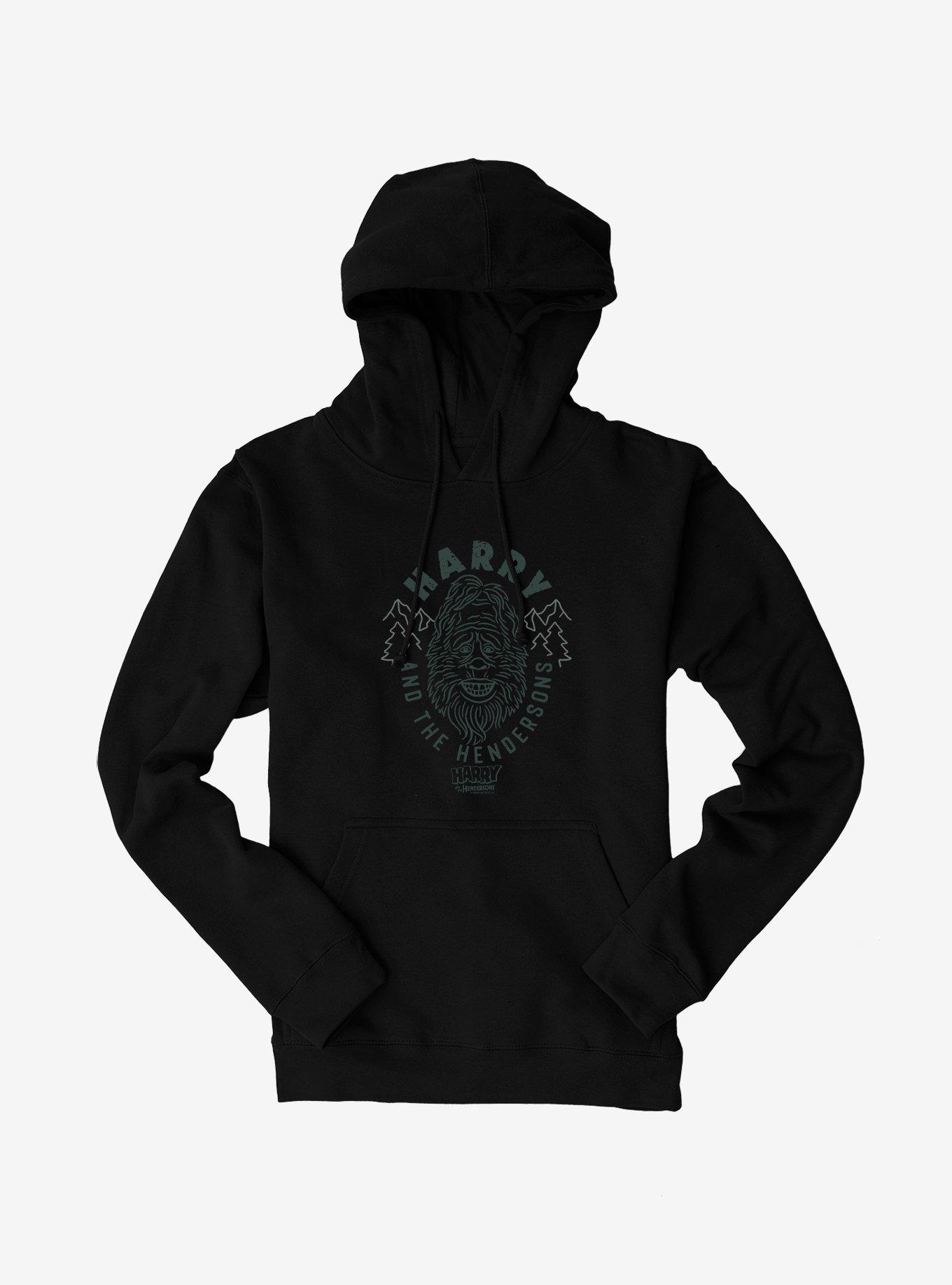 Harry And The Hendersons Line Portrait Hoodie, , hi-res