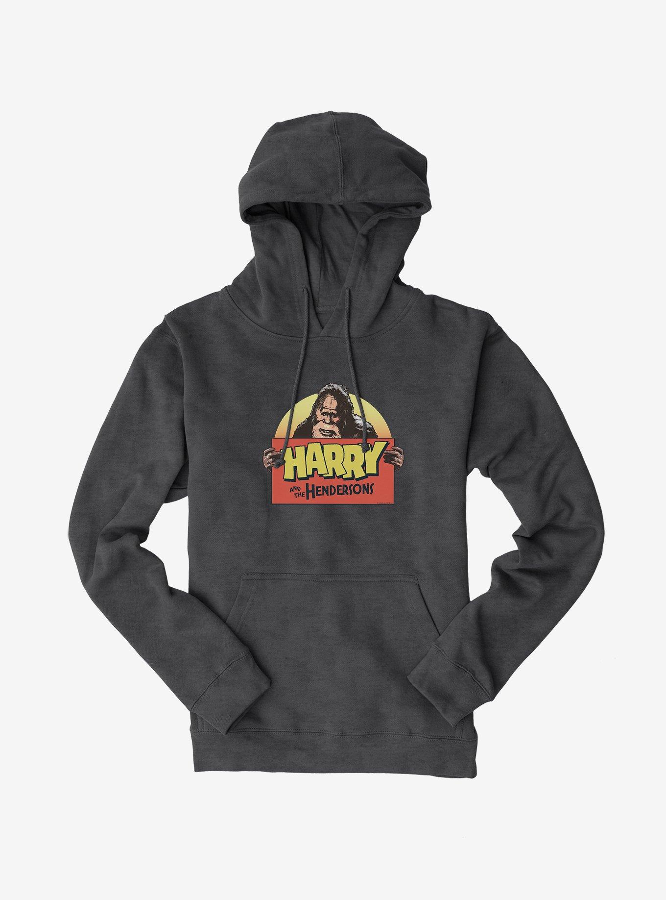 Harry And The Hendersons TV Show Logo Hoodie, CHARCOAL, hi-res