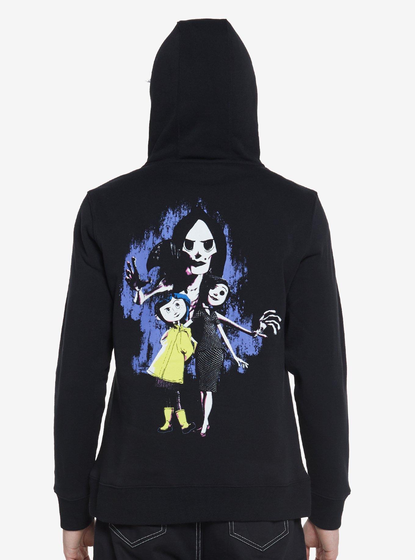 Coraline Other Mother Trio Hoodie, BLACK, hi-res