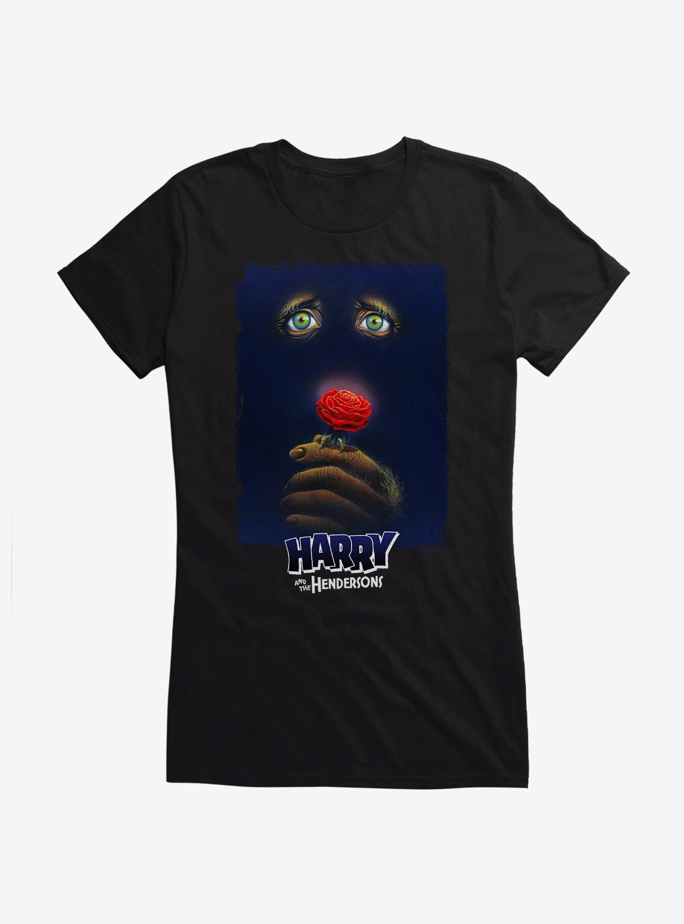 Harry And The Hendersons Sasquatch Rose Girls T-Shirt