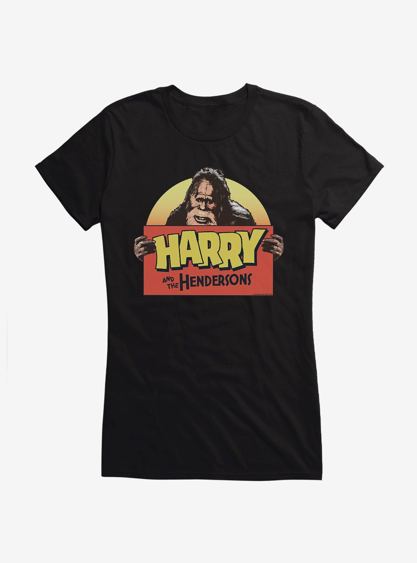 Harry And The Hendersons TV Show Logo Girls T-Shirt, BLACK, hi-res