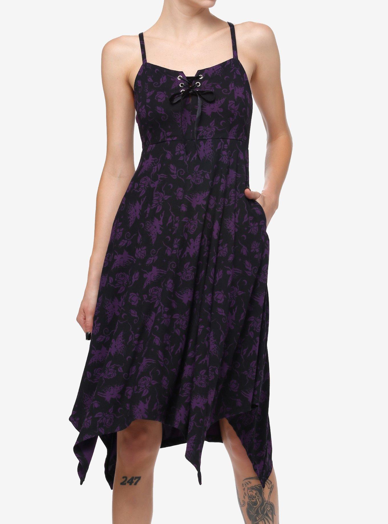 Oasis floral hanky hem dress best sale