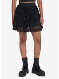 Social Collision Black Skull Tutu Skirt, BLACK, hi-res