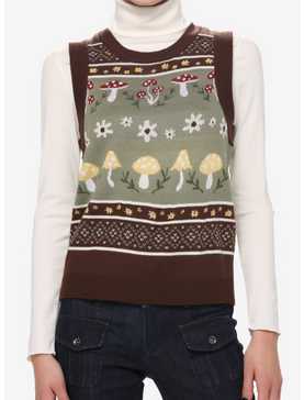 Thorn & Fable Cottagecore Girls Sweater Vest, , hi-res