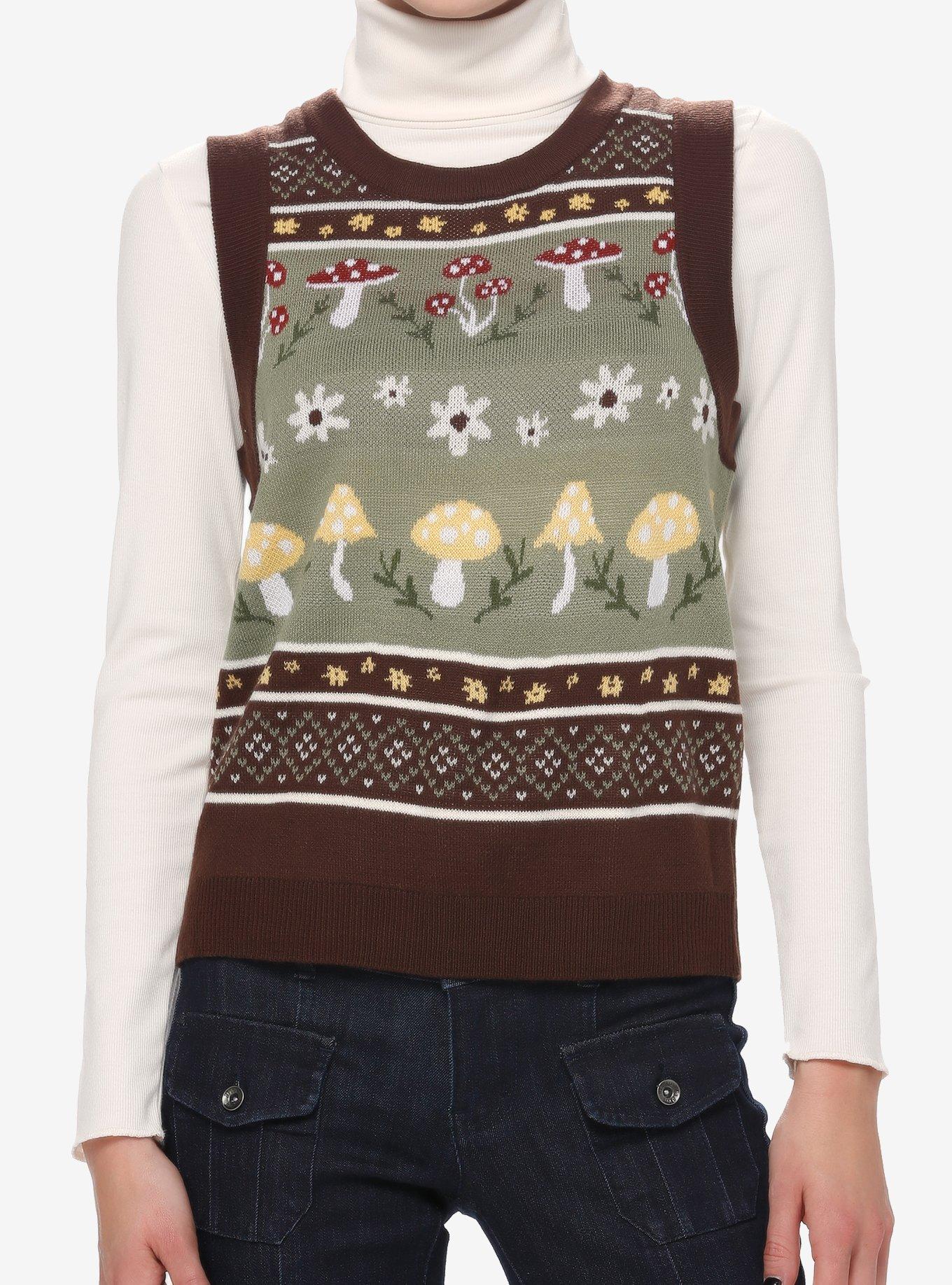 Thorn & Fable Cottagecore Girls Sweater Vest | Hot Topic