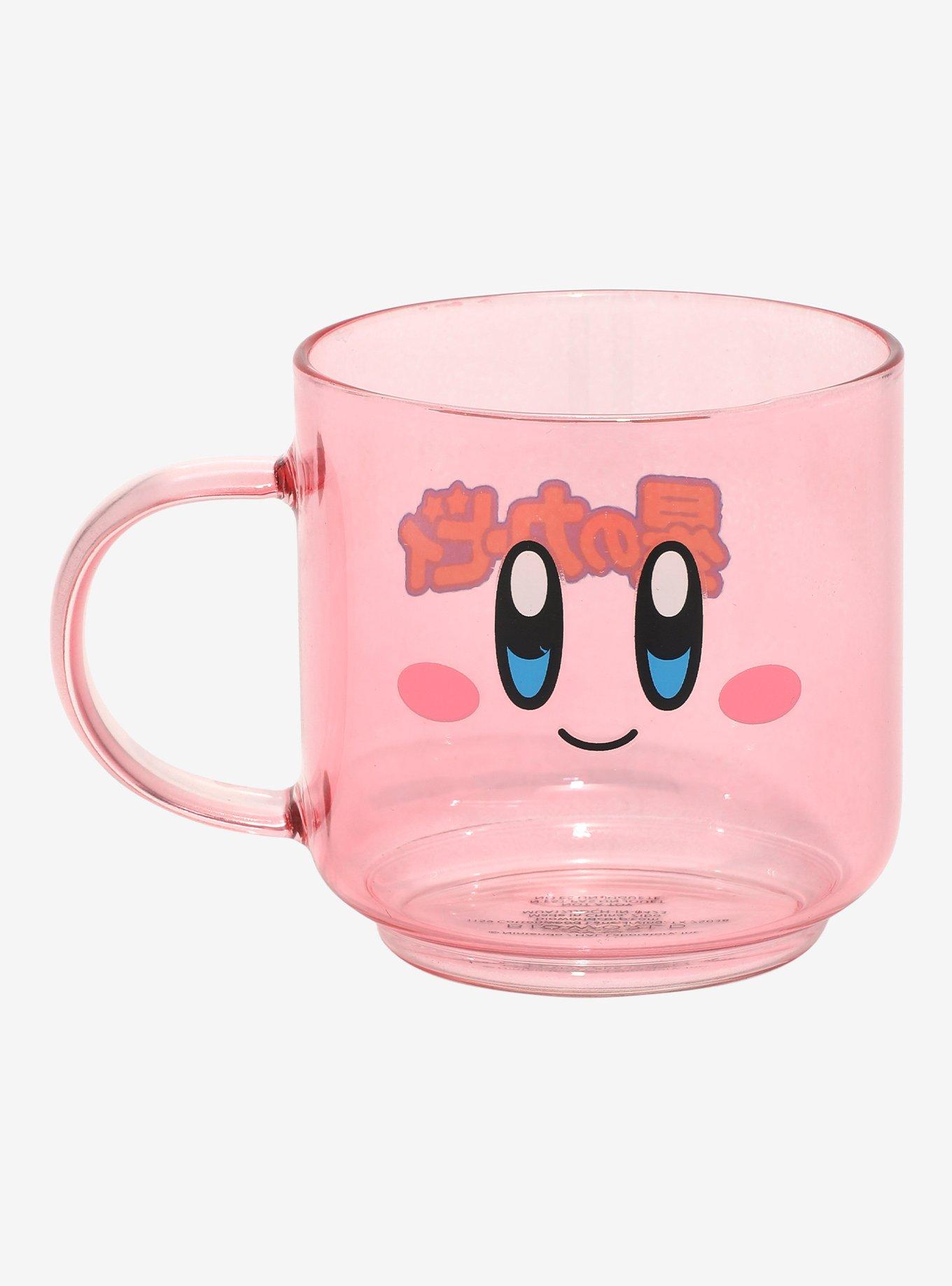 Kirby Face Glass Mug, , hi-res